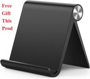  Tablet/Mobile Stand, Phone Stand Holder for iPhone, Android, Samsung, OnePlus, Xiaomi. Portable,Foldable Stand STRIFF Multi Angle.